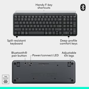 Logitech MK250 Wireless Bluetooth Keyboard and Mouse Combo - Image 4