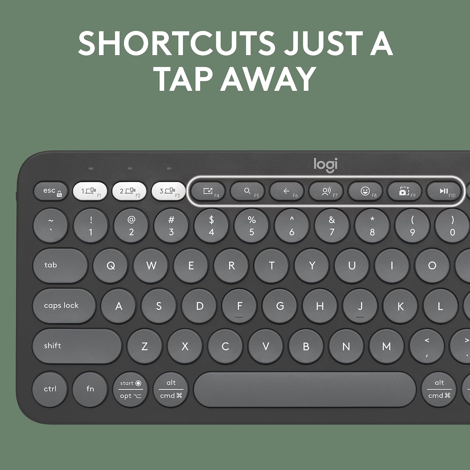 Logitech Pebble Keys 2 K380s Bluetooth Keyboard - Image 8