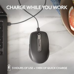 Logitech MX Anywhere 3S | Compact Wireless Mouse Fast Scrolling - Image 5