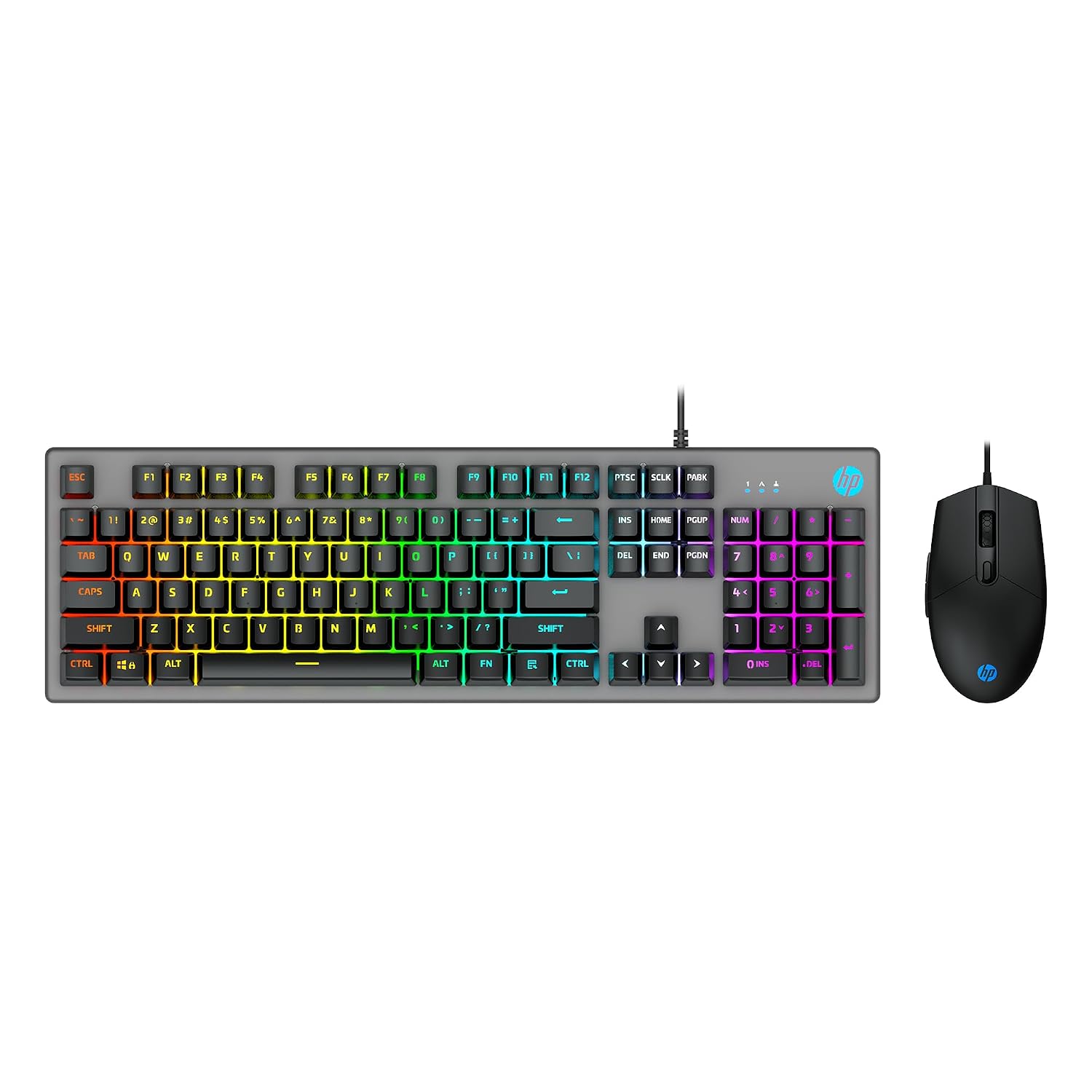 HP KM300F Wired USB Gaming Keyboard and Mouse Set