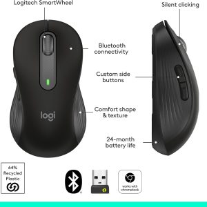Logitech Signature M650 Wireless Mouse Small to Medium Sized Hand - Image 5