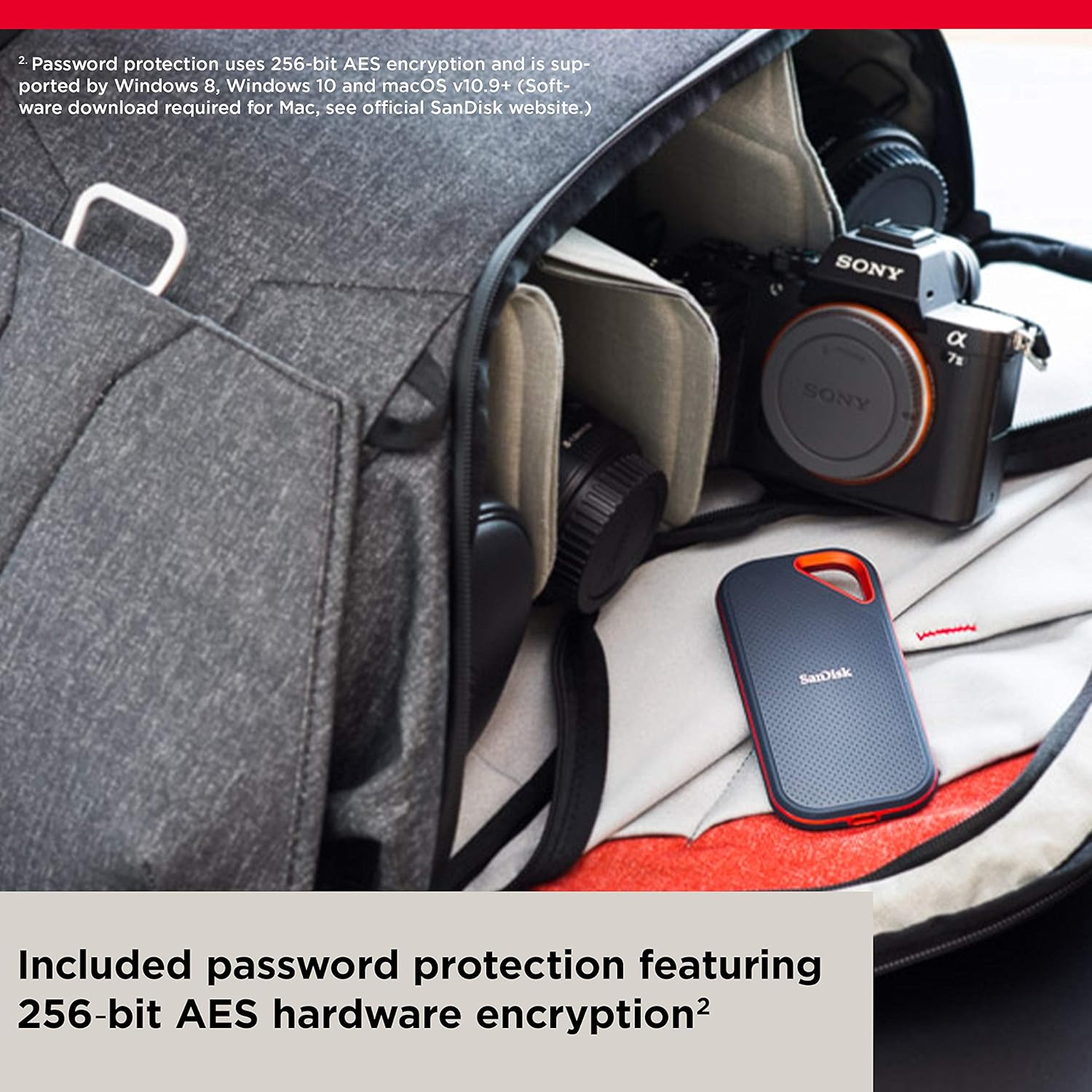 SanDisk Extreme Pro Portable SSD E81 V2 | USB 3.2 Gen2 | Sequential read up to 2000MB/s | - Image 3