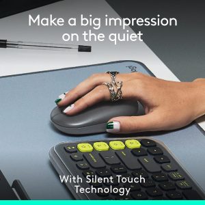 Logitech POP Wireless Mouse with Emoji Button Function - Image 6