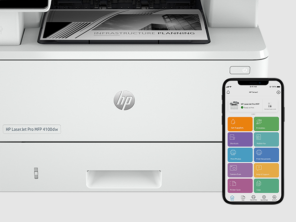 HP LaserJet Pro MFP 4103fdw Printer (2Z629A) - Image 9