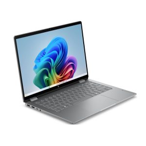 HP 14-kb0023dx OmniBook X Flip Laptop, 14 Diagonal 2K OLED Display, Intel Core Ultra 7 355 Processor, 16GB RAM, 1TB SSD, Intel Graphics, English Backlit KB, Windows 11, Meteor Silver - Image 4